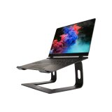Port Designs 901103 Support de livres Supports de Laptop Aluminium, Noir 39,6 cm (15.6")