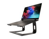 Port Designs 901103 Support de livres Supports de Laptop Aluminium, Noir 39,6 cm (15.6")