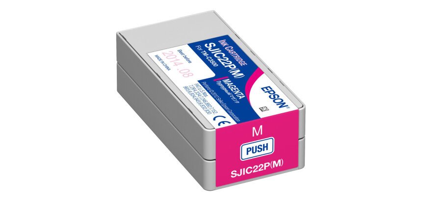 Epson SJIC22P(M): Ink cartridge for ColorWorks C3500 (Magenta)