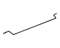 StarTech.com Lot de 10 Barres de Rangement Horizontales avec un Décalage de 5,1cm à 75 degrés, Gestion des Câbles pour Rack de Serveurs, Organiseur de Câbles pour Montage en Rack Réseau 19"