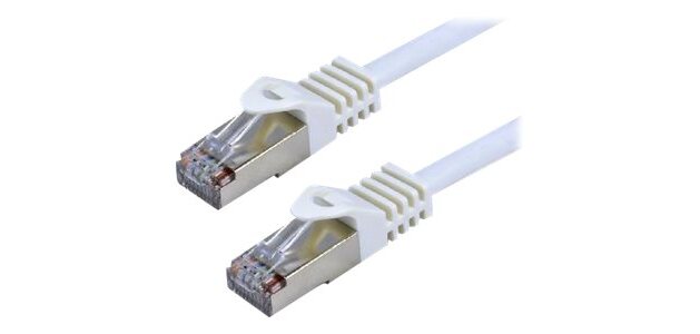 MCL FCC7BMSHF-2M/W câble de réseau Blanc Cat7 S/FTP (S-STP) Rond