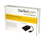 StarTech.com Carte Graphique Externe USB 3.0 vers HDMI - Adaptateur Graphique Vidéo Double Écran/Multi-Écrans Externe USB 3.0 vers HDMI pour Mac et PC – Certifié DisplayLink – HD 1080p