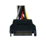 StarTech.com Adaptateur de câble répartiteur d'alimentation en Y SATA 15 cm - M/F