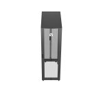 Vertiv VR Rack VR3100 étagère 42U Rack autonome Noir, Transparent