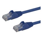 StarTech.com Cordon de raccordement UTP CAT6 - 1,5 m - Sans crochet - Câble patch RJ45 - Bleu