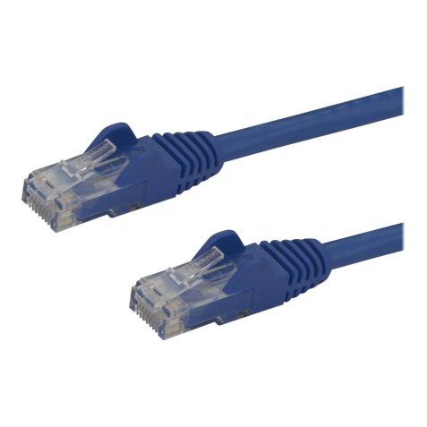 StarTech.com Cordon de raccordement UTP CAT6 - 1,5 m - Sans crochet - Câble patch RJ45 - Bleu