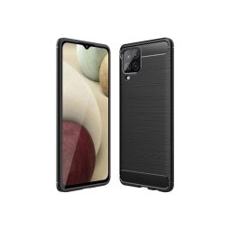 DLH COQUE SILICONE NOIRE POUR SAMSUNG GALAXY A12 (SM-A125)