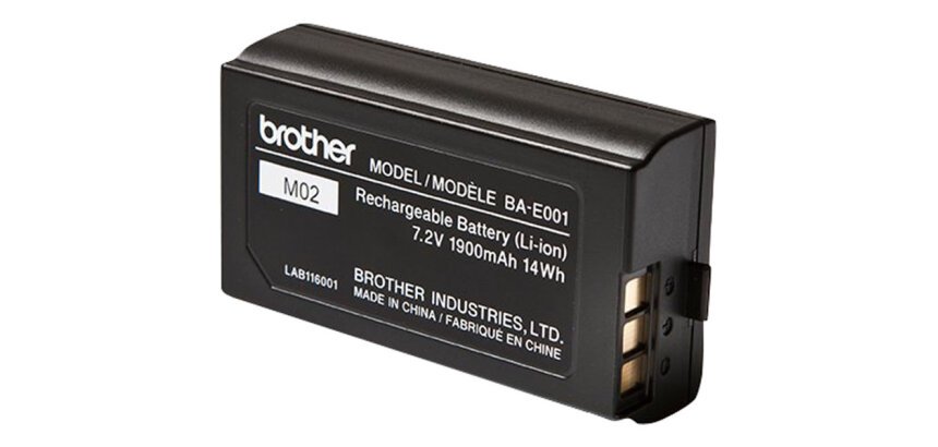 Brother BA-E001 Batterie rechargeable pour étiqueteuse originale
