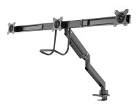 Neomounts NM-D775DX3BLACK Support d'écran à fixer 17-27" - ressort à gaz - Topfix - arrêt 180°