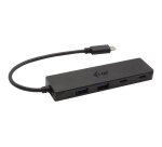 i-tec Metal C31HUBMETAL2A2C hub & concentrateur USB 3.2 Gen 1 (3.1 Gen 1) Type-C 10000 Mbit/s Noir
