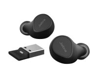 Jabra Evolve2 Buds Casque Sans fil Ecouteurs Bureau/Centre d'appels USB Type-C / USB Type-A Bluetooth Noir