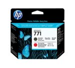 HP 771 - matte black, chromatic red - printhead