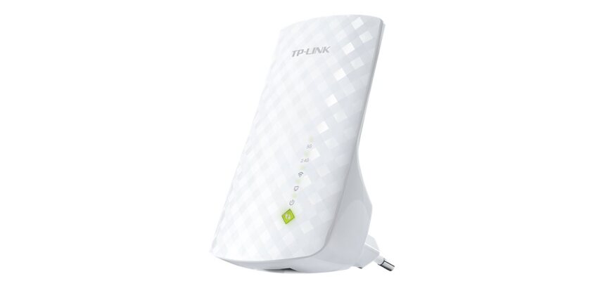TP-Link RE200 prolongateur réseau Répéteur réseau Blanc 10, 100 Mbit/s