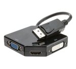 DLH Adaptateur DisplayPort vers HDMI / DVI / VGA
