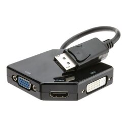 DLH ADAPTATEUR DISPLAYPORT VERS HDMI / DVI / VGA