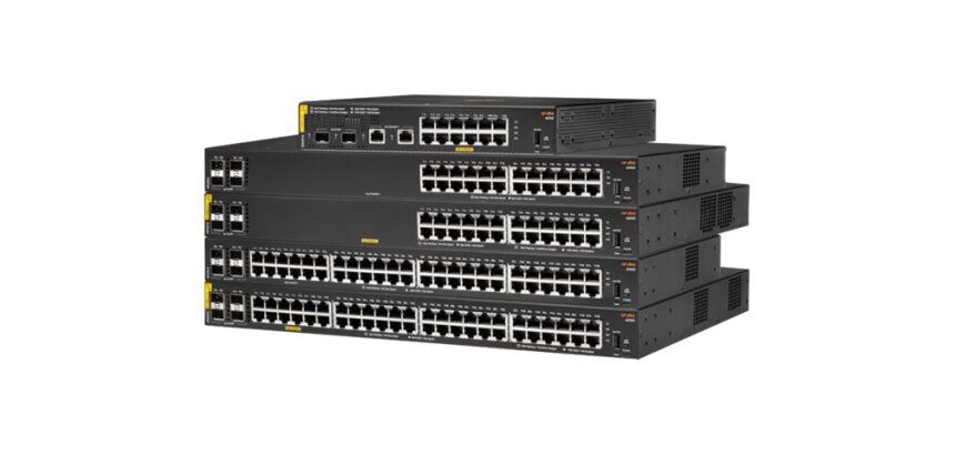 HPE Aruba Networking CX 6000 24G Class4 PoE 4SFP 370W Switch