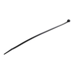 StarTech.com Colliers de Serrage 25 cm Noirs - Largeur 4 mm - Diam. faisceau 68 mm - Résistance traction 22 kg - Fermeture glissière autobloquante nylon avec pointe incurvée - 94V-2/UL - 100 pcs