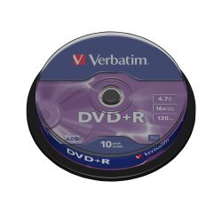 Verbatim DataLifePlus - DVD+R x 10 - 4.7 GB - storage media
