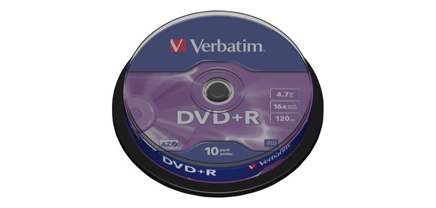 Verbatim DataLifePlus - DVD+R x 10 - 4.7 GB - opslagmedia