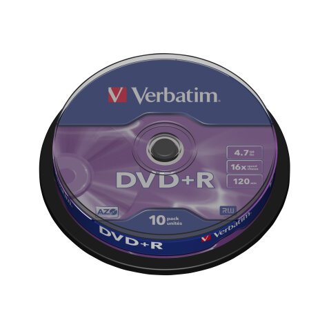 Verbatim DataLifePlus - DVD+R x 10 - 4.7 Go - support de stockage