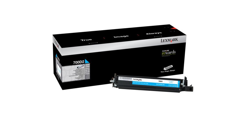 Lexmark 700D2 - cyan - original - kit de développement - LCCP