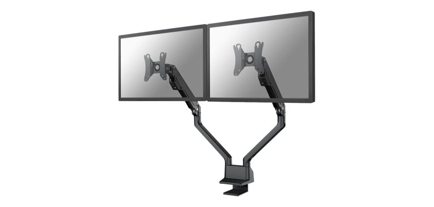 Neomounts FPMA-D750DBLACK2 Support d'écran à fixer 10-32" - ressort à gaz - Topfix - arrêt 180°