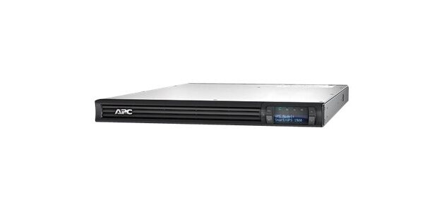 APC Smart-UPS SMT1500RMI1U – 4x C13, USB, montage en rack 1U, 1500 VA