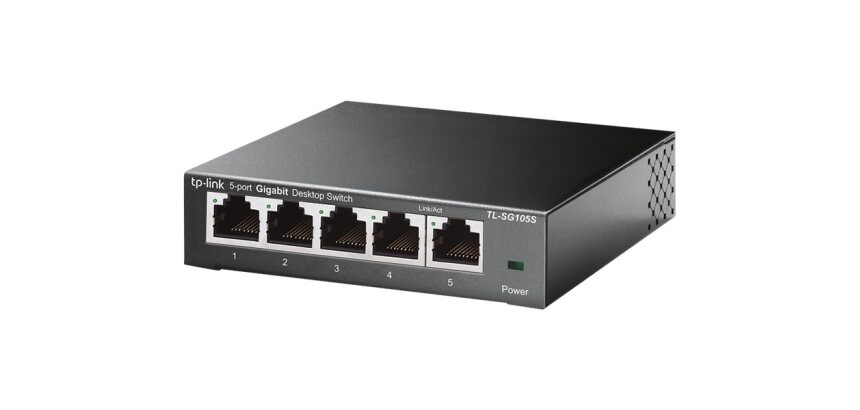 TP-Link TL-SG105S Non-géré Gigabit Ethernet (10/100/1000) Noir