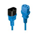 Lindy Rallonge secteur C14 vers C13, bleu, 2m