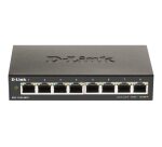 D-Link DGS-1100-08V2 Géré L2 Gigabit Ethernet (10/100/1000) Noir