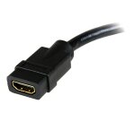 StarTech.com Câble adaptateur vidéo de 20 cm HDMI vers DVI-D - HDMI femelle vers DVI mâle