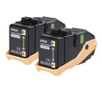 Epson Pack 2 Toners Noir (2 x 6 500 p)