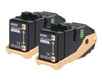 Epson Pack 2 Toners Noir (2 x 6 500 p)
