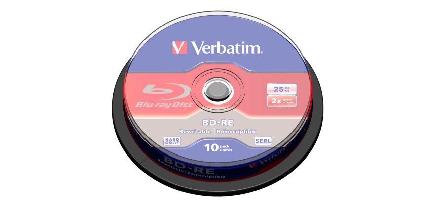 Verbatim - BD-RE x 10 - 25 Go - support de stockage