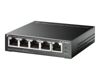 TP-Link TL-SG1005LP commutateur réseau Non-géré Gigabit Ethernet (10/100/1000) Connexion Ethernet, supportant l'alimentation via ce port (PoE) Noir