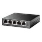TP-Link TL-SG1005LP commutateur réseau Non-géré Gigabit Ethernet (10/100/1000) Connexion Ethernet, supportant l'alimentation via ce port (PoE) Noir