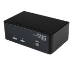 StarTech.com Commutateur KVM USB et double DVI à 2 ports avec audio et hub USB 2.0