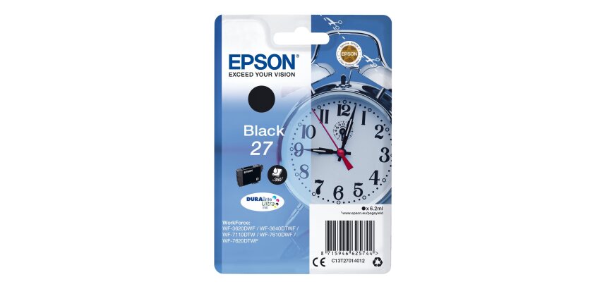 Epson Alarm clock Cartouche "Réveil" 27 - Encre DURABrite Ultra N