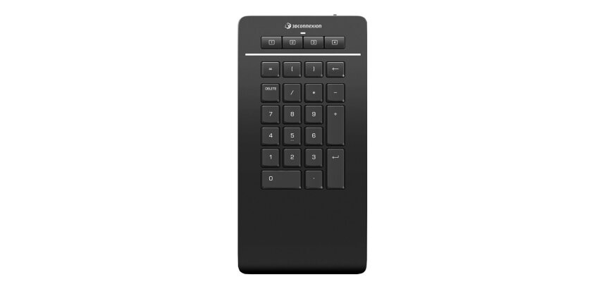 3Dconnexion Numpad Pro clavier numérique Bluetooth/USB/RF Wireless Noir