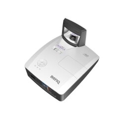 BenQ MH856UST+ vidéo-projecteur Projecteur à focale ultra courte 3500 ANSI lumens DLP 1080p (1920x1080) Compatibilité 3D Noir, Blanc