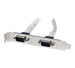 StarTech.com Support de port série DB9 16 pouces à 2 ports vers en-tête 10 broches