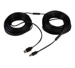 StarTech.com Câble USB Actif A vers B 20 m - M/M - Noir