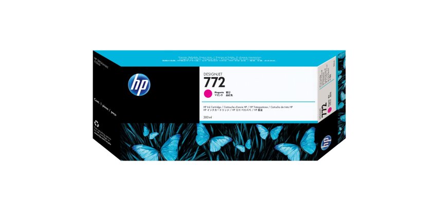 HP 772 cartouche d'encre DesignJet magenta, 300 ml