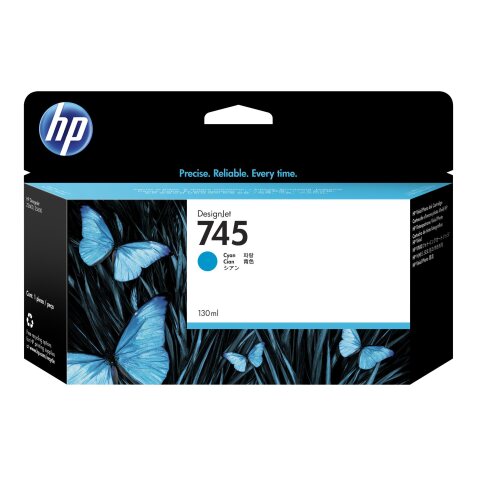 HP 745 - cyaan - origineel - DesignJet - inktcartridge