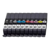 Canon PFI-300 cartouche d'encre 10 pièce(s) Original Noir, Bleu, Cyan, Gris, Magenta, Photo noire, Photo magenta, Rouge, Jaune