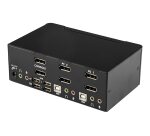 StarTech.com Commutateur KVM 2 Ports DisplayPort, USB et Audio - Switch KVM - 2560x1600