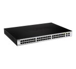 D-Link DGS-1210-48 commutateur réseau Géré L2 Gigabit Ethernet (10/100/1000) 1U Noir