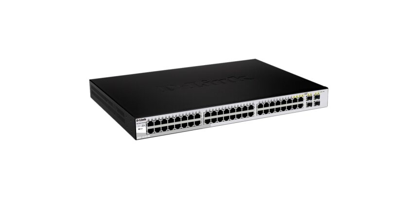 D-Link DGS-1210-48 commutateur réseau Géré L2 Gigabit Ethernet (10/100/1000) 1U Noir