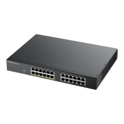 Zyxel GS1900-24EP Géré L2 Gigabit Ethernet (10/100/1000) Connexion Ethernet, supportant l'alimentation via ce port (PoE) Noir