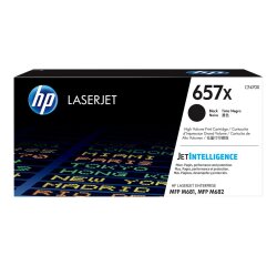 HP 657X - High Yield - black - original - LaserJet - toner cartridge (CF470X)